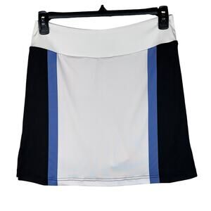 Golftini Large Stability-Long Mini A-Line Skort Pull-On Stretch Pockets Slits